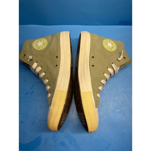 Converse Chuck Taylor All Star Women's Sz 8 Green High Top Athletic Shoes - Picture 6 of 14